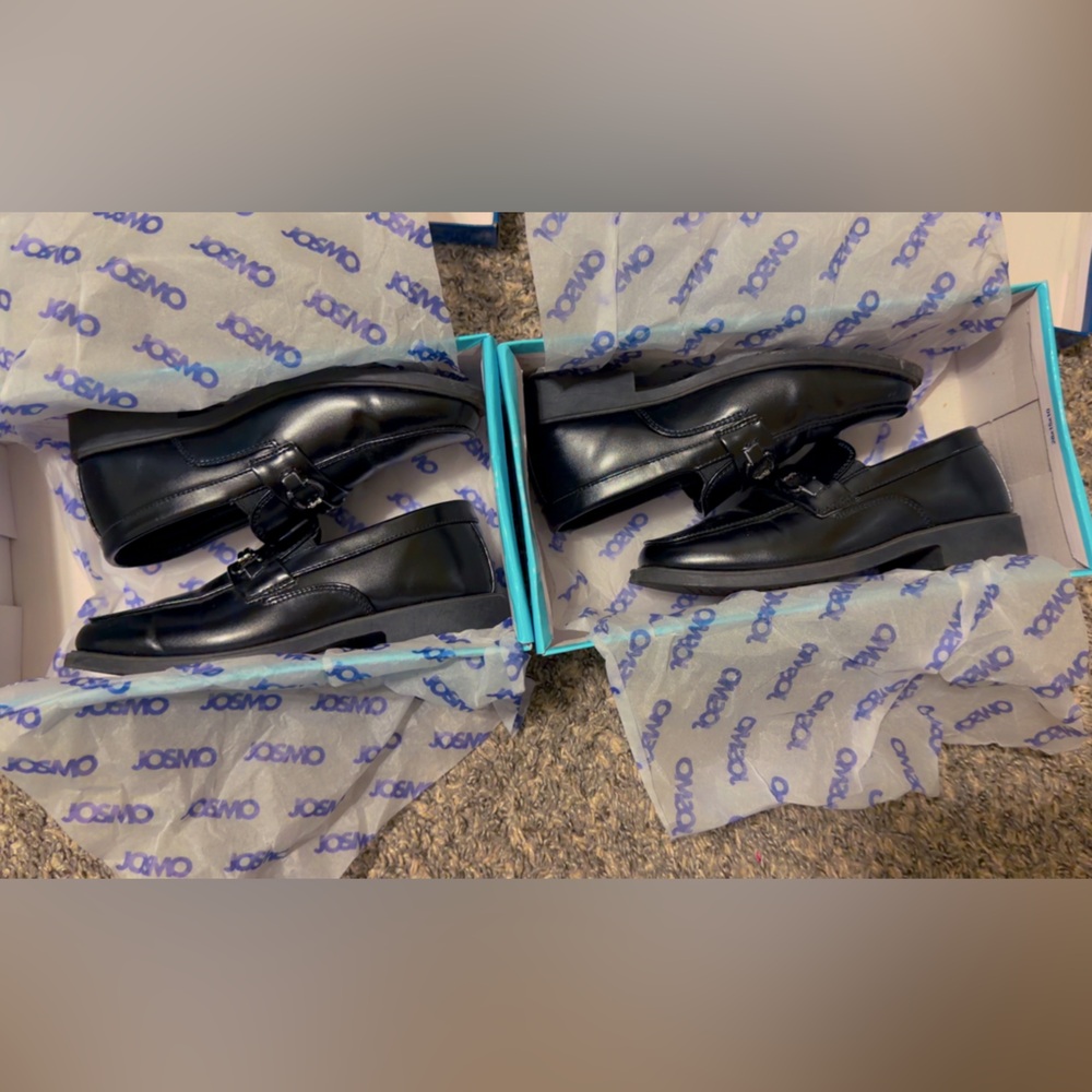 Onex Little Boys Black Loafers